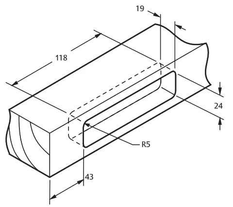 LOCKWOOD LWL9854H90 9800 Series Concealed Overhead Door Closer - DOOR FRAM3