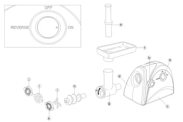 Menuett 802550 Meat Mincer - Discription