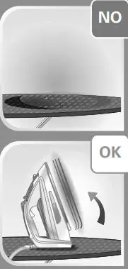 Tefal Steam Iron User Manual - While ironing