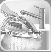 Tefal Steam Iron User Manual - Shake the iron gently in a horizontal position