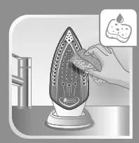 Tefal Steam Iron User Manual - While the soleplate is still warm