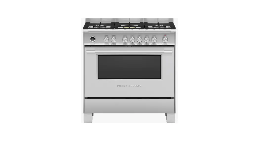 Fisher Paykel Or90scg6x1 90cm 5 Burners Self Cleaning Freestanding Dual Fuel Cooker User Guide