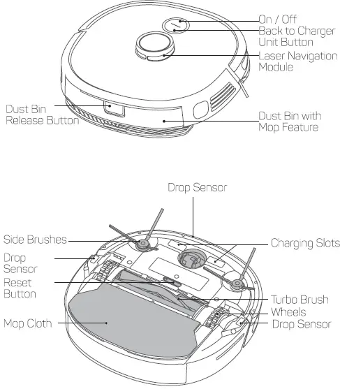 arzum ROBOTEK X4 AR 4304 Robot Vacuum Cleaner-1