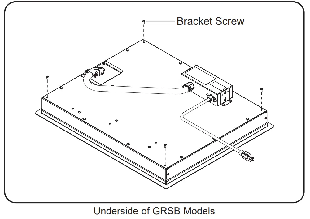 GRS-18-E Glo-Ray 18" Wide x 13 3/4" Deep Stainless Steel Installation Installation