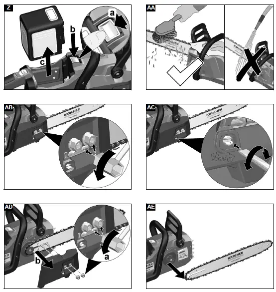 KARCHER-CS-400-36-Battery-Chainsaw-05