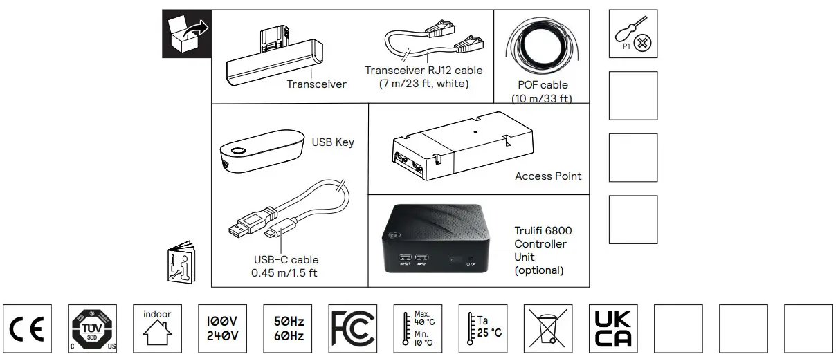 trulifi 912500102095 6002.2 Access Point