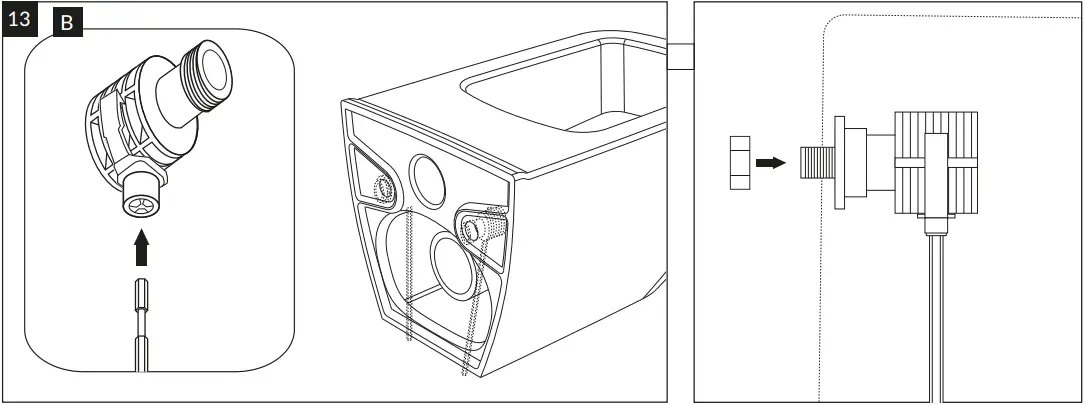 cersanit 63114 Wall-Mounted Toilet Bowl 13B