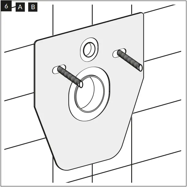 cersanit 63114 Wall-Mounted Toilet Bowl 6AB
