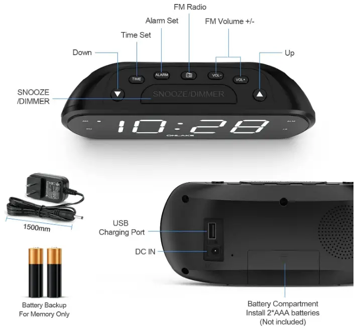 ONLAKE-A10-Radio-Alarm-Clock-fig-4