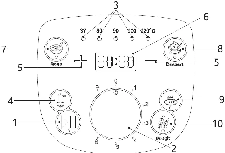 AIGOSTAR 330000ICM Multifunction Kitchen Robot 11