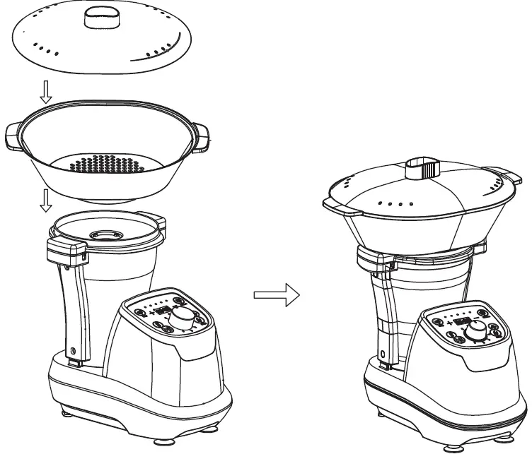 AIGOSTAR 330000ICM Multifunction Kitchen Robot 13