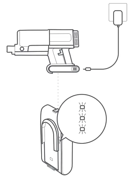 eufy T2501 Handstick Vacuum Cleaner - Recharging