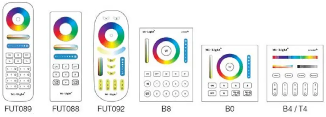 Hand-held LED controllers