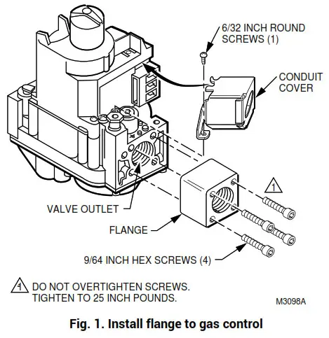 resideo VR4304 Intermittent Pilot Combination Gas Control - fig 1