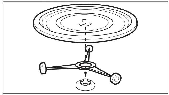 Electrolux EMM20000 Microwave Oven -cooking tray 1
