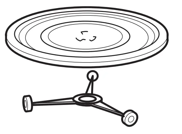Electrolux EMM20000 Microwave Oven -cooking tray