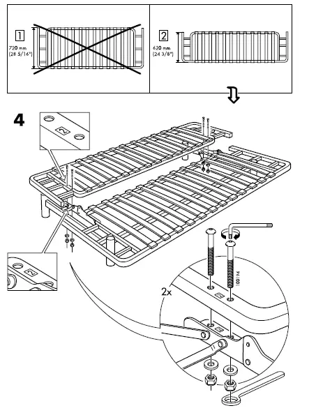 Ikea Beddinge 2 seat sofa Bed - 5