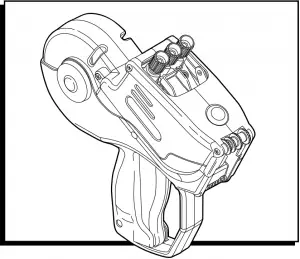 ULINE H-1077 Monarch 1153 Three Line Label Gun