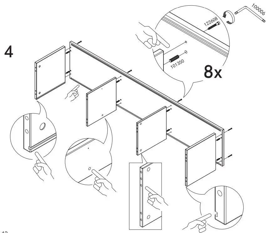 IKEA SVENARUM Shelving Unit - 4