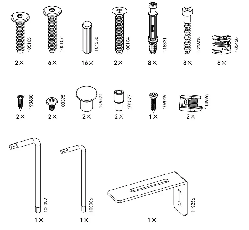 IKEA SVENARUM Shelving Unit - Parts