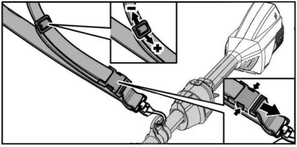 EB918D 40V Lithium-Ion Cordless Pole Hedge Trimmer Assembly & Operation illustration