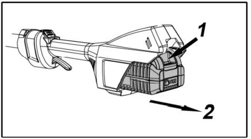 EB918D 40V Lithium-Ion Cordless Pole Hedge Trimmer Assembly & Operation illustration