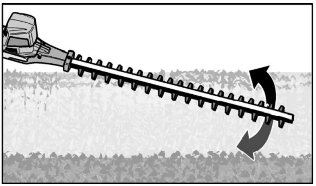 EB918D 40V Lithium-Ion Cordless Pole Hedge Trimmer Assembly & Operation illustration