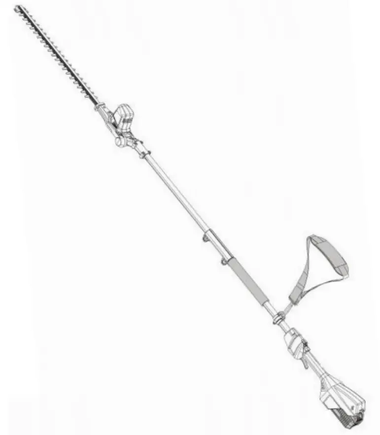 swift EB918D 40V Lithium-Ion Cordless Pole Hedge Trimmer