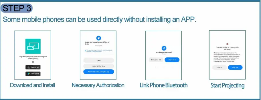 COMAOGO T001 Mini Movie Portable Projectors-15