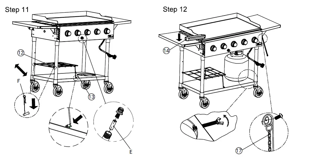 Royal-Gourmet-GB5000S-Deluxe-5-Burner-Stainless-Steel-Gas-Griddle-fig- 12