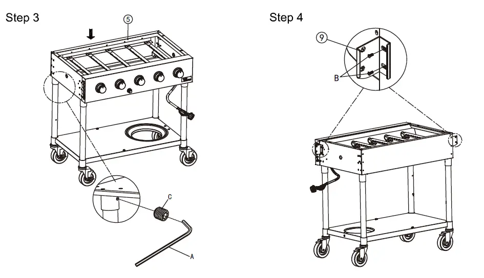 Royal-Gourmet-GB5000S-Deluxe-5-Burner-Stainless-Steel-Gas-Griddle-fig- 8