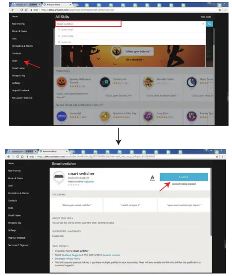 CONCORD CS4WH20B4KS-A 4-Way HDMI Switcher - fig24