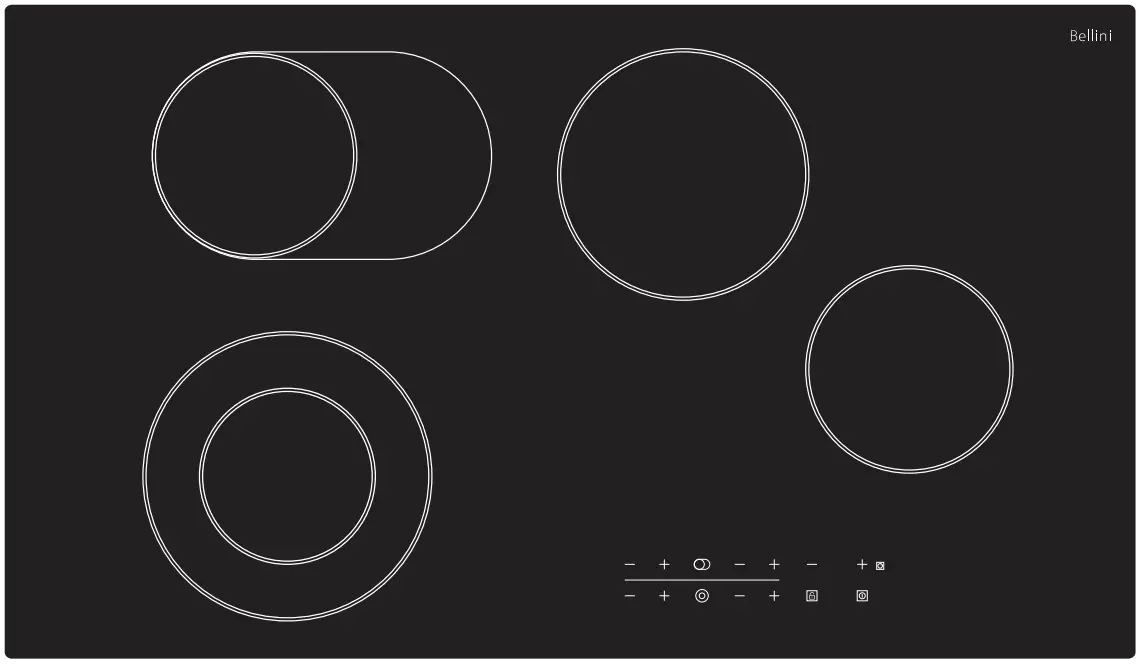 BDC906OTG 90cm Built In Ceramic Cooktop