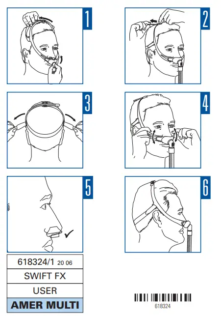 ResMed Swift FX Nasal Pillows System - 3