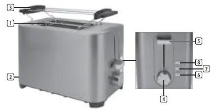 PRINCESS 01.142400.01.001 Steel Toaster-1