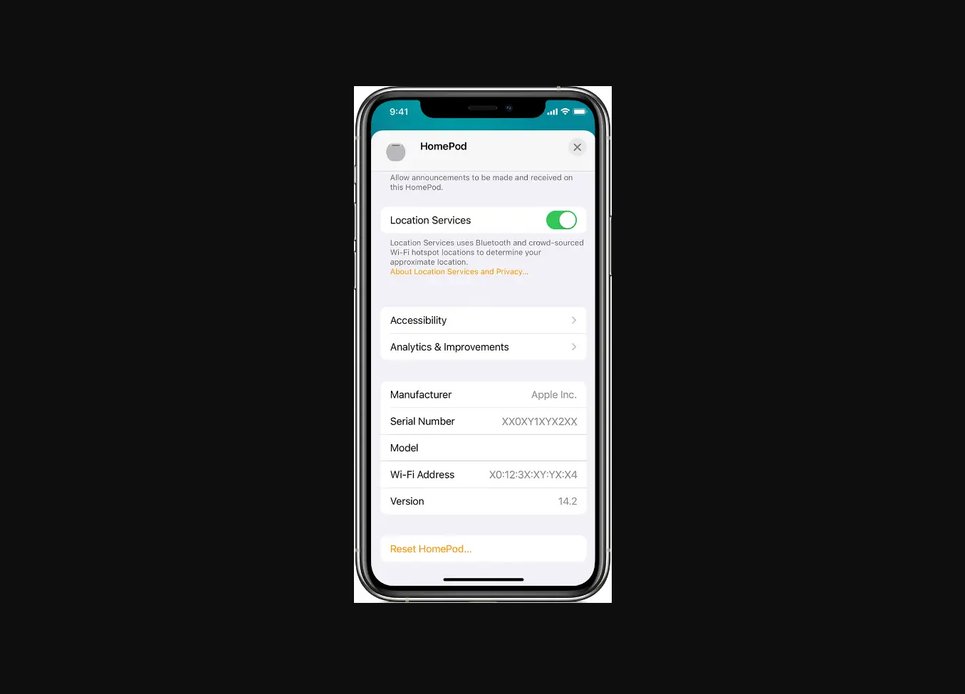 Find The Serial Number For Your Homepod
