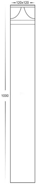 HAVIT-Lightning-HV1628T-BLK-240V-SQ-Divad-Bollard-Light-FIG-3