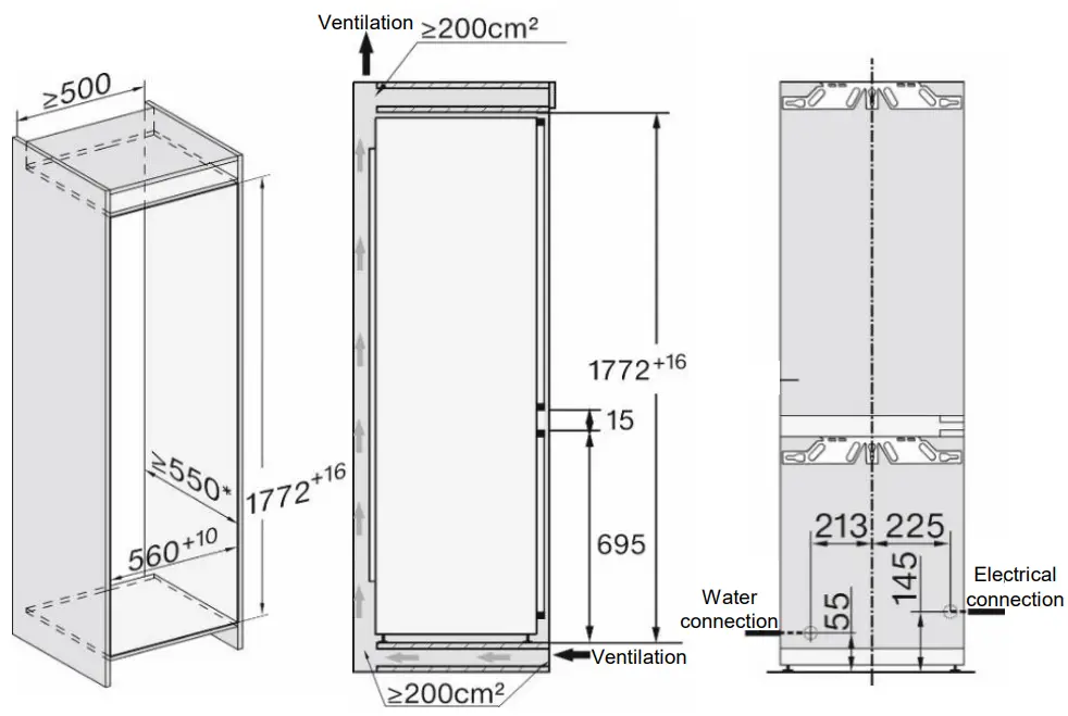 Miele KFNS 7795 D Fridge Freezer fig 2