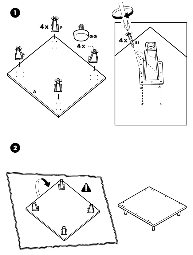 GATOR FRAMEWORKS GFW-ELITEDESKRK Elite Workstation -1