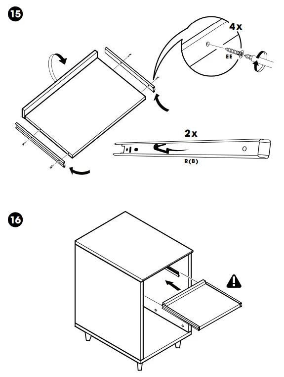 GATOR FRAMEWORKS GFW-ELITEDESKRK Elite Workstation -15