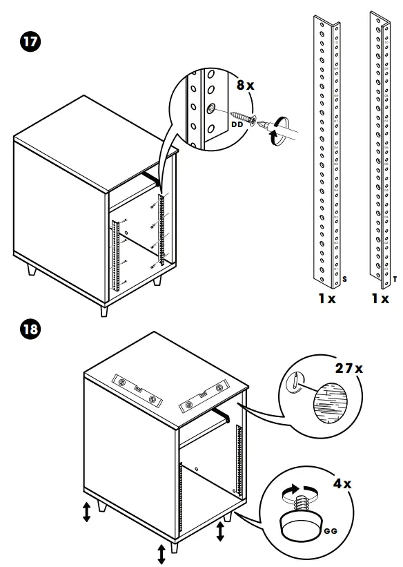 GATOR FRAMEWORKS GFW-ELITEDESKRK Elite Workstation -17