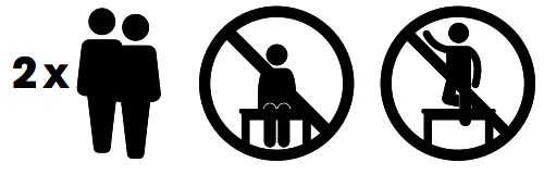 GATOR FRAMEWORKS GFW-ELITEDESKRK Elite Workstation - Warning