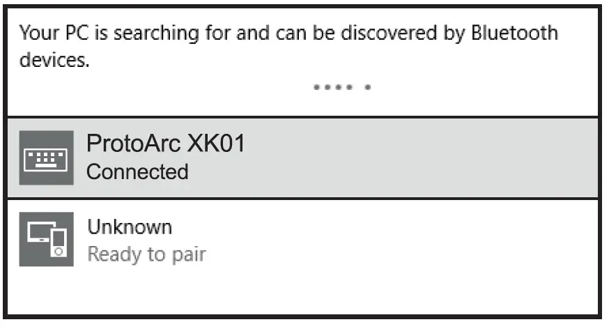 ProtoArc XK01 Foldable Full-Size Wireless Keyboard 7