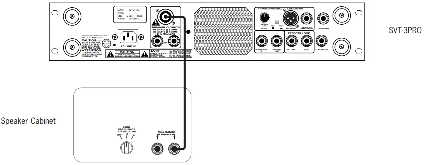 Ampeg SVT-3 PRO 450-watt Tube Preamp Bass Head - Standard Setup