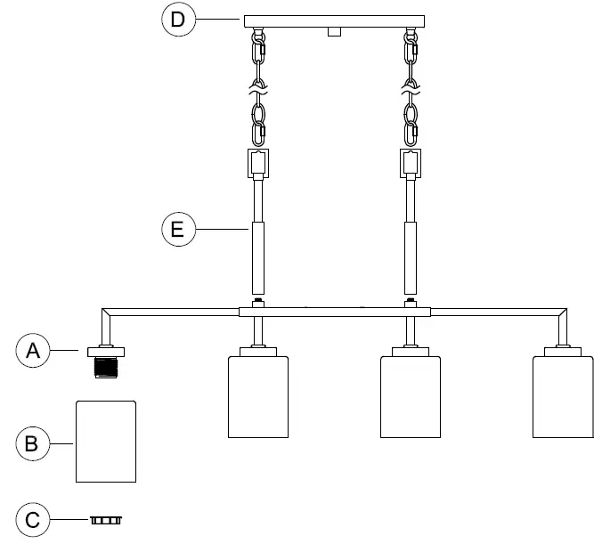 PROGRESS-LIGHTING-P400328 -4-Light-Island-Rexington-FIG-1