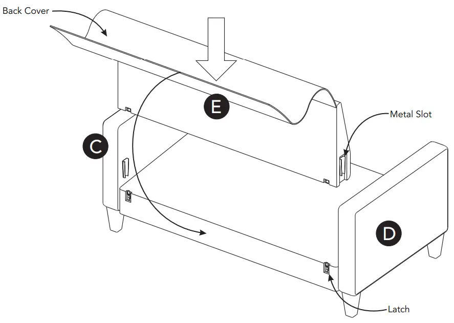 homestyles 6800 60 Outdoor Loveseat - fig 4