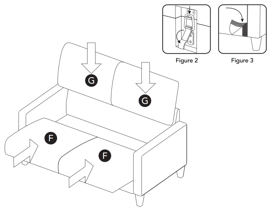homestyles 6800 60 Outdoor Loveseat - fig 5