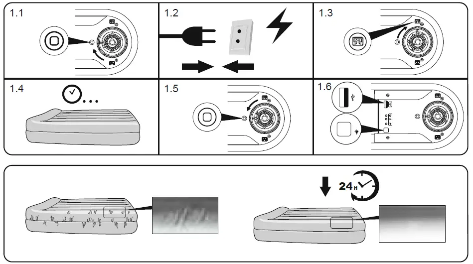 Bestway 67624 Built-In AlwayzAire P3153 AC Electric Pump 01
