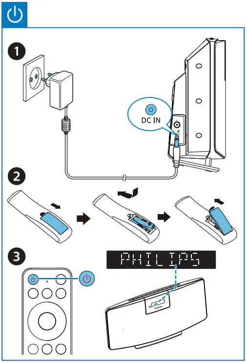 PHILIPS TAM2505 digital DAB+ Radio Bluetooth - 3