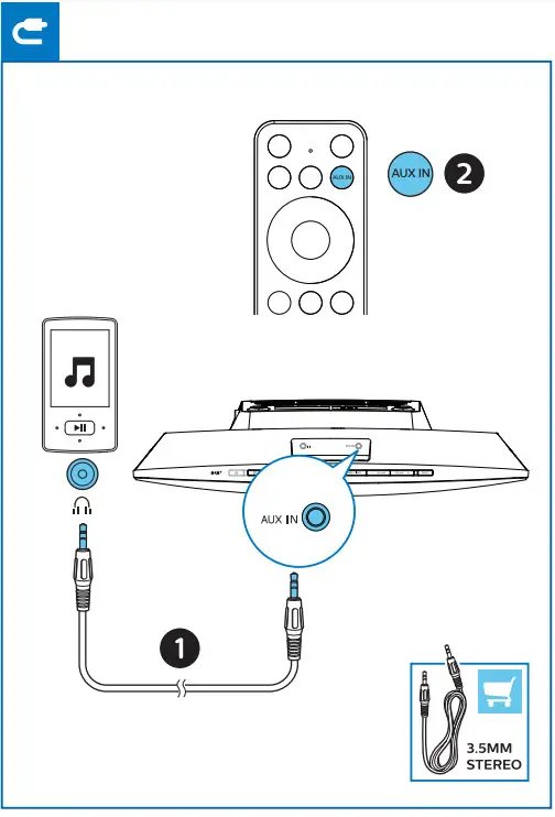 PHILIPS TAM2505 digital DAB+ Radio Bluetooth - 8